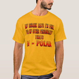 Den bipolära T-shirt.en T-shirt