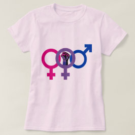Den bisexuella kvinnan driver LGBT T Shirt