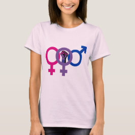Den bisexuella kvinnan driver LGBT T Shirt