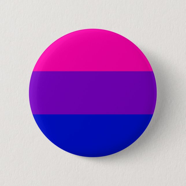 Den bisexuella prideflagga knäppas knapp (Framsida)