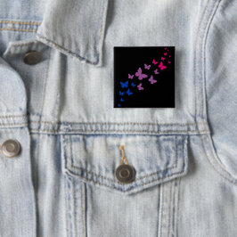Den bisexuella stolthetsfjärilspromenaden knapp