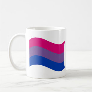 Den Bisexuella Wavy-flaggan Kaffemugg