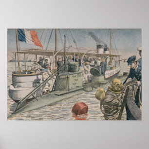 Den Bizerte katastrofen Poster