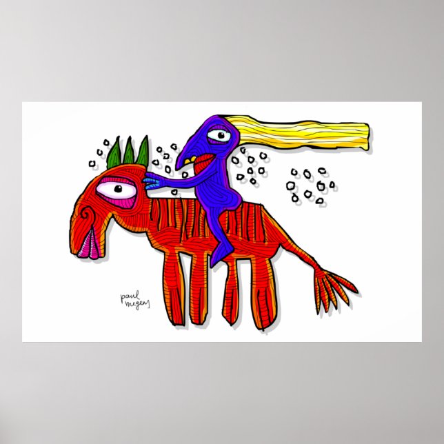 "den blå amazonen" poster (Framsidan)