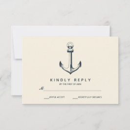 Den blå ankaren | BRÖLLOP OSA Kort