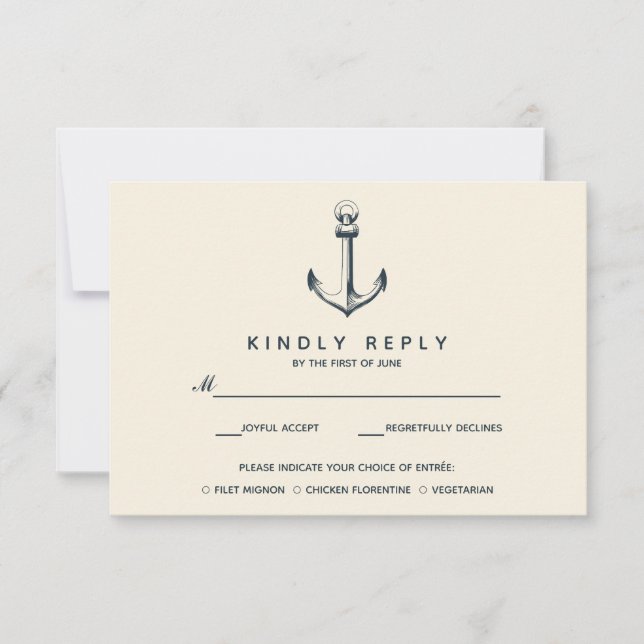 Den blå ankaren | Bröllop OSA med måltid (Framsida)