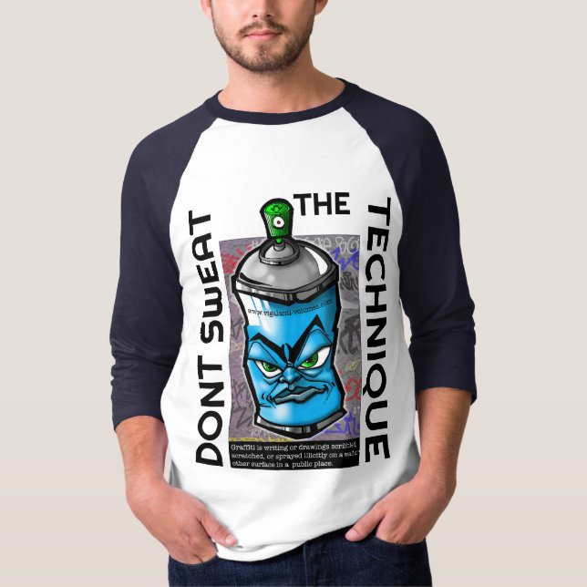 Den blå burkskjortan t shirt (Framsida)