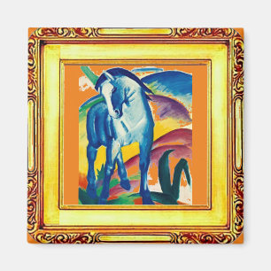 Den blå hästen av Franz Marc Magnet