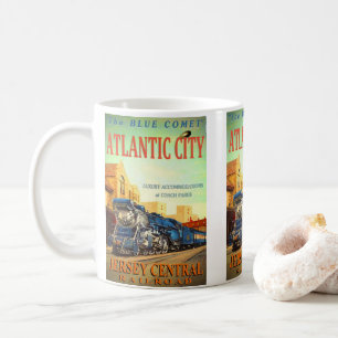 Den blå kometen Tåg Kaffemugg