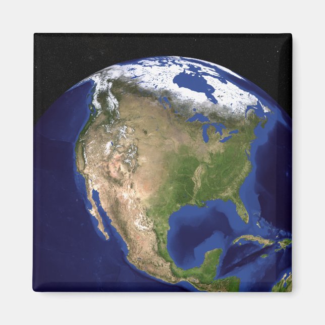 Den blå marbeln nästa Generation jorden 4 Magnet (Framsidan)