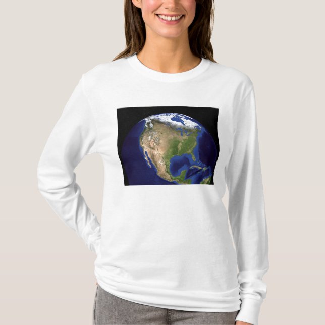 Den blå marbeln nästa Generation jorden 4 T Shirt (Framsida)