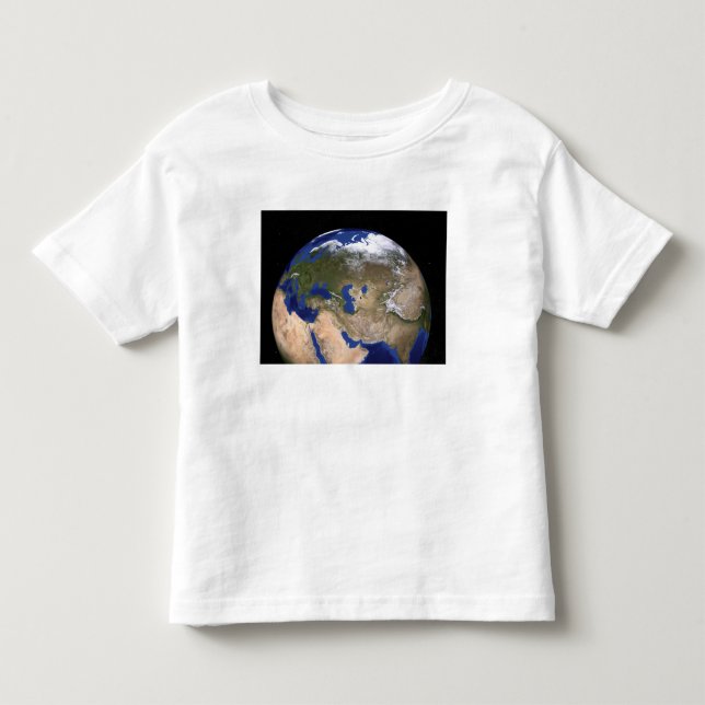 Den blå marbeln nästa Generation T-shirt (Framsida)