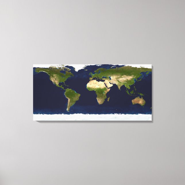 Den blå marmor canvastryck (Framsida)