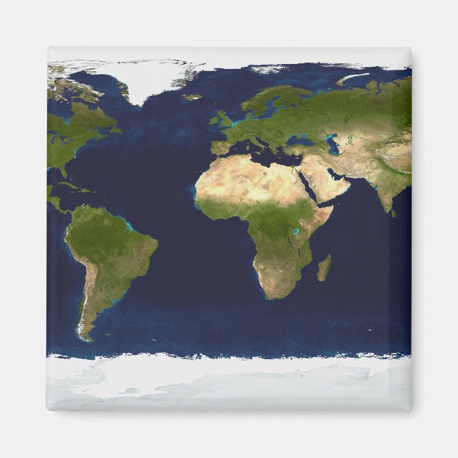 Den blå marmor magnet (Framsidan)