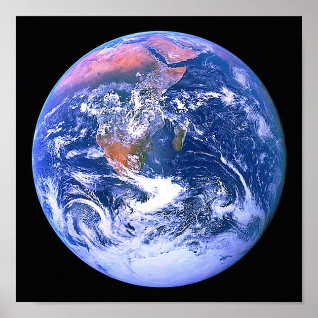 "Den blå marmor" Poster (Framsidan)