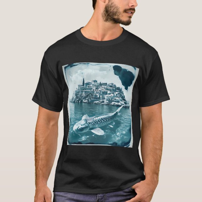 Den Blå Migrationen T Shirt (Framsida)