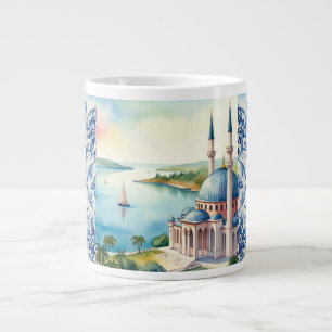 Den blå moskén i Istanbul, Turkiet, Turkiet, Turki Jumbo Mugg