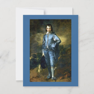 Den blå pojken av Thomas Gainsborough Kort