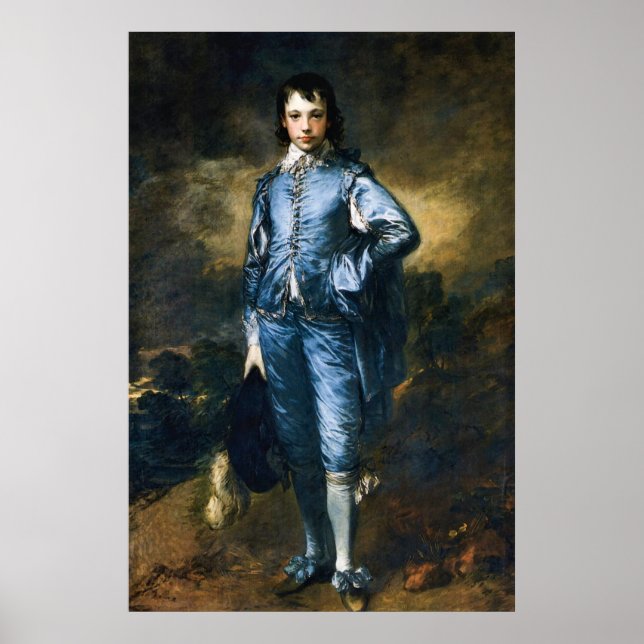 Den blå pojken av Thomas Gainsborough Poster (Framsidan)