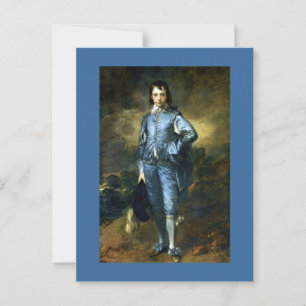 Den blå pojken av Thomas Gainsborough Vykort