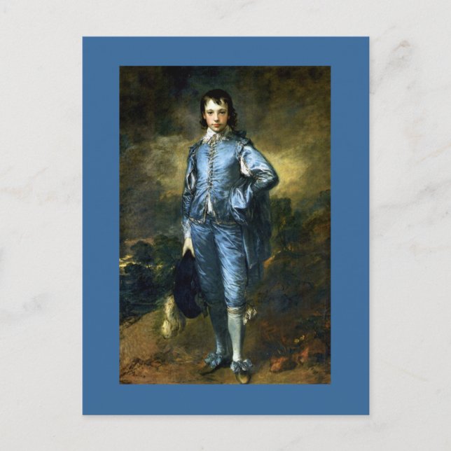 Den blå pojken av Thomas Gainsborough Vykort (Framsida)