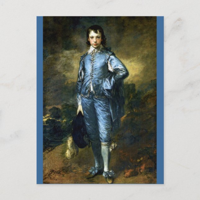 Den blå pojken av Thomas Gainsborough Vykort (Framsida)