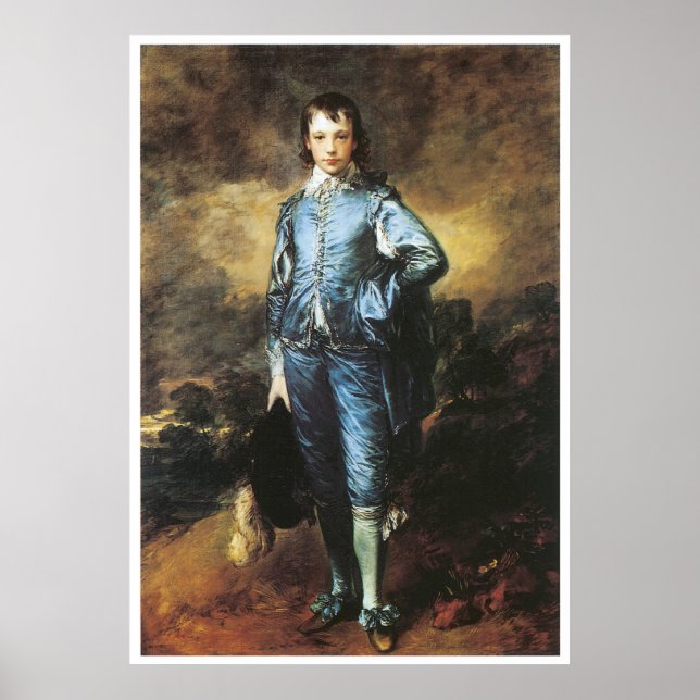 Den blå pojken, c. 1770 Thomas Gainsborough Poster (Framsidan)