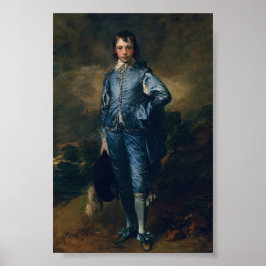 Den blå pojken poster