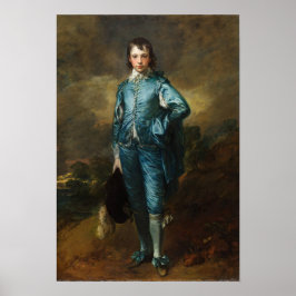 Den blå pojken poster