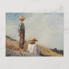 Den blå pojken vykort