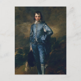 Den blå pojken vykort