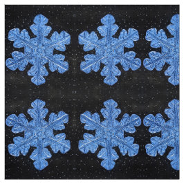 Den blå snöflingan tyg