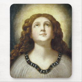 Den blå Soul (Angelic Young Religiösa Woman) Musmatta