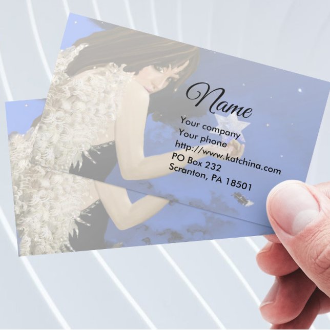 Den blå stjärnan visitkort (Skapare uppladdad)