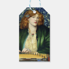Den blåa bowern (av Dante Gabriel Rossetti) Presentetikett