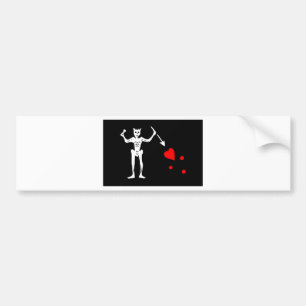 Den Blackbeard piratflagga Edward undervisar Bildekal