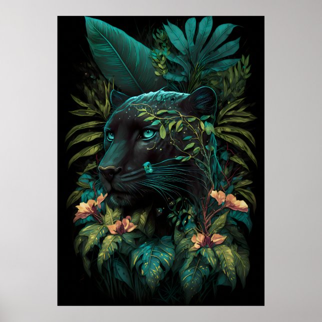 Den bländande jungeln: Domän för den svarta po-pla Poster (Framsidan)