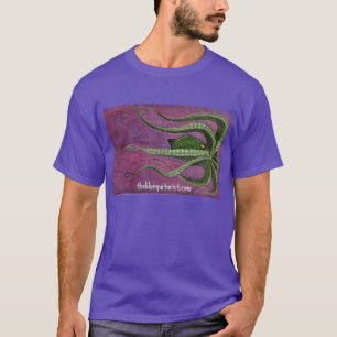 Den blåttgitarrist"Mammon" T-tröja T-shirt