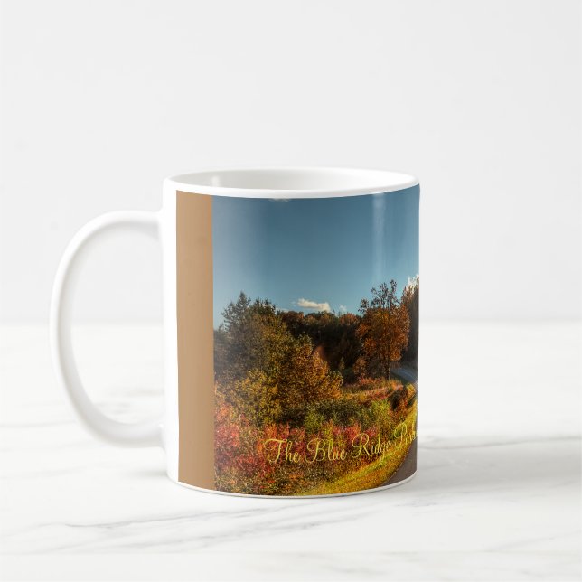 Den blåttRidge gångallén Kaffemugg (Vänster)