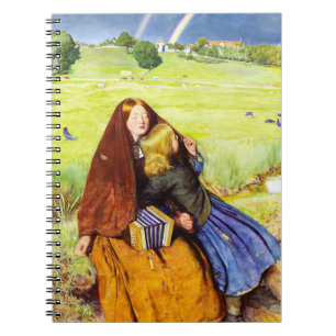 Den blinda flickan av John Everett Millais Anteckningsbok