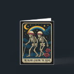 Den blinde som leder de blinda roliga tarotkort sk kort<br><div class="desc">Den blinde som leder de blinda roliga tarotkort skelett</div>