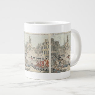 Den blodiga massakern Paul Revere (1770) Jumbo Mugg