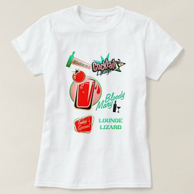 Den blodiga pub t shirt (Design framsida)