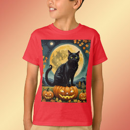 Den blommande Ögonen av Halloween Barn T Shirt