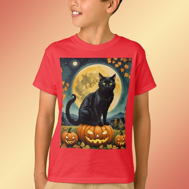 Den blommande Ögonen av Halloween Barn T Shirt (Skapare uppladdad)