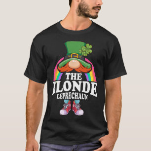 Den Blonda Leprechaun St Patricks Day Kostym T Shirt