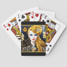 Den blonde flappern casinokort