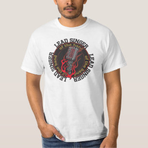 Den bly- sångaremanar värderar rock musikT-tröj T-shirt