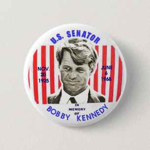Den Bobby Kennedy minnesmärken knäppas Knapp