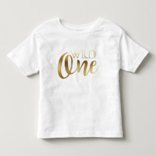Den bohemiska chic vilden ett stam- guld tee shirt